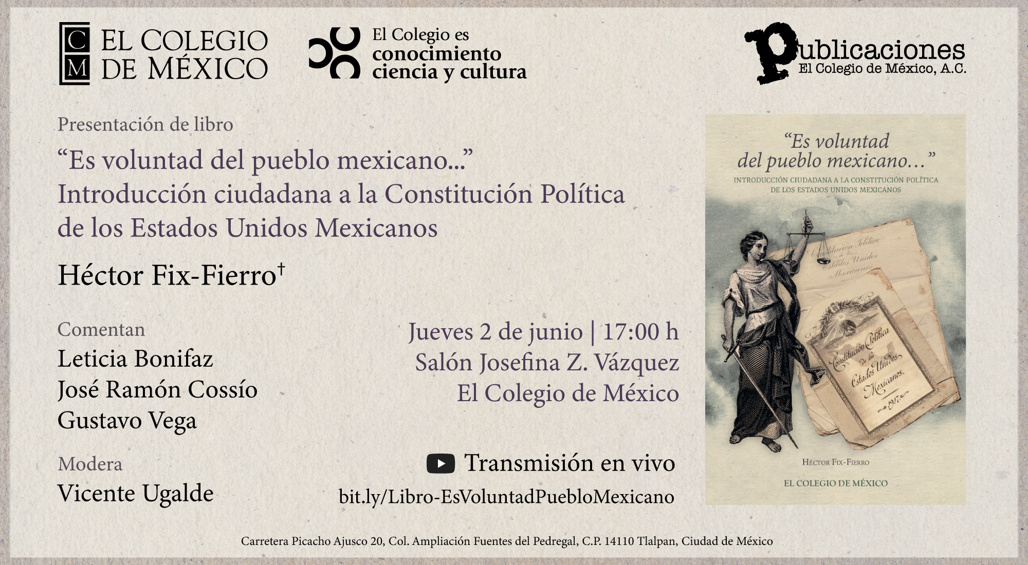 Agenda Colmex | El Colegio de México A.C.